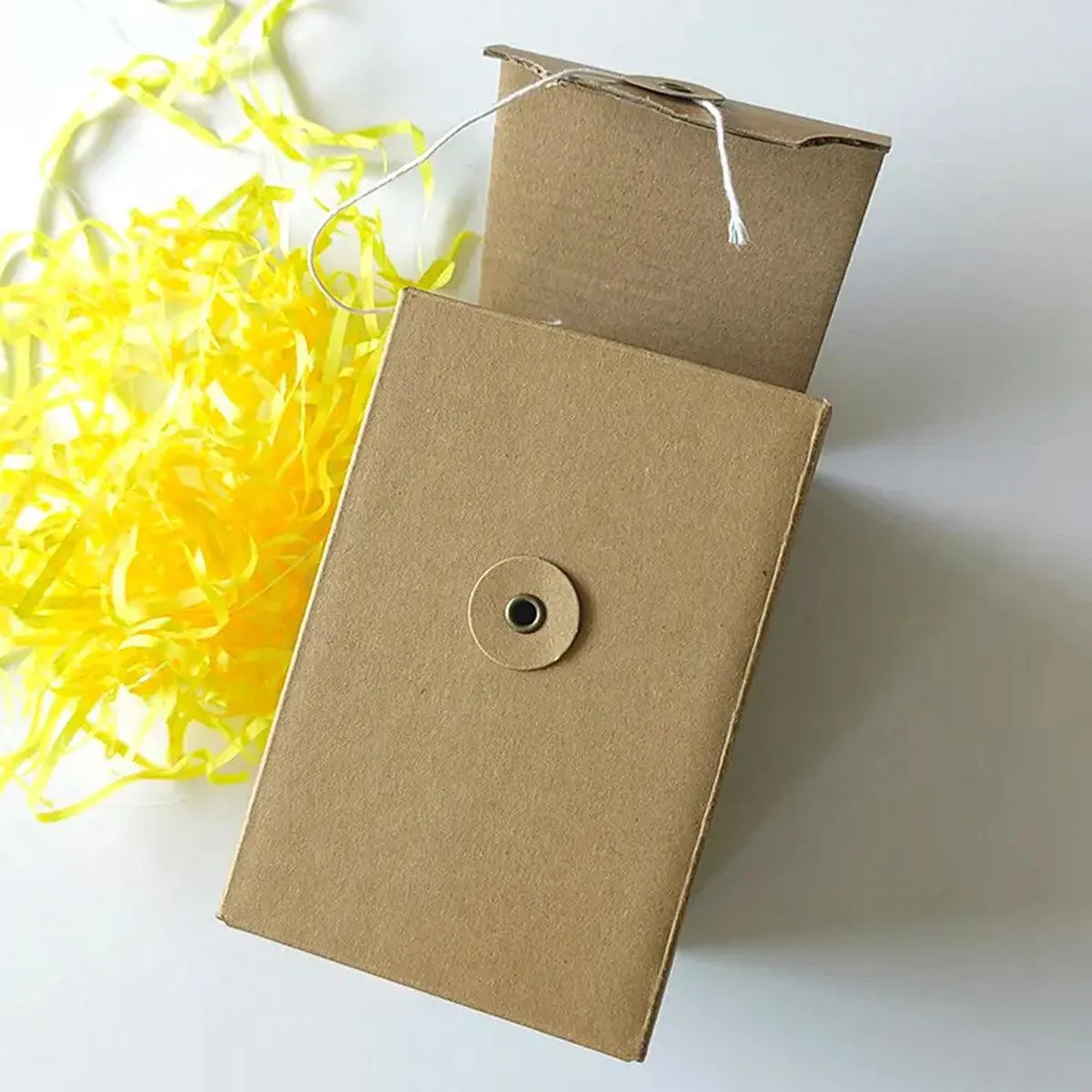 10PCS Kraft Paper Box Corrugated Packaging Box Gift Storage Transport Carton