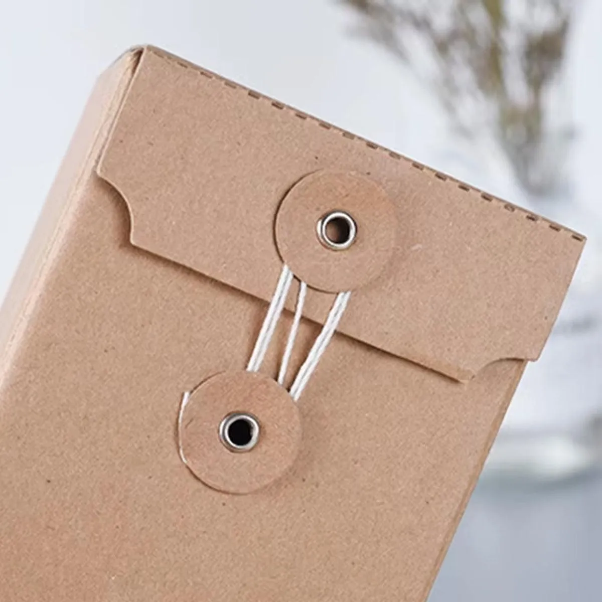 10PCS Kraft Paper Box Corrugated Packaging Box Gift Storage Transport Carton