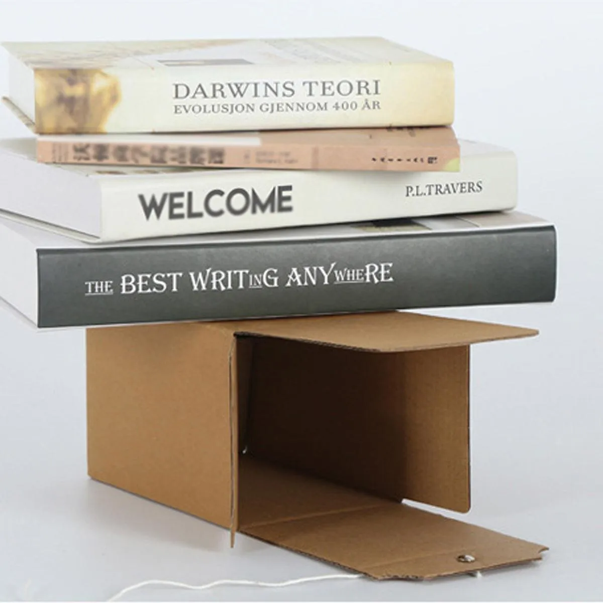 10PCS Kraft Paper Box Corrugated Packaging Box Gift Storage Transport Carton