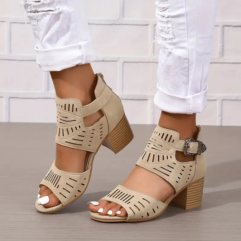 2024 New Women's Orthopaedic High Heel Leather Shoes