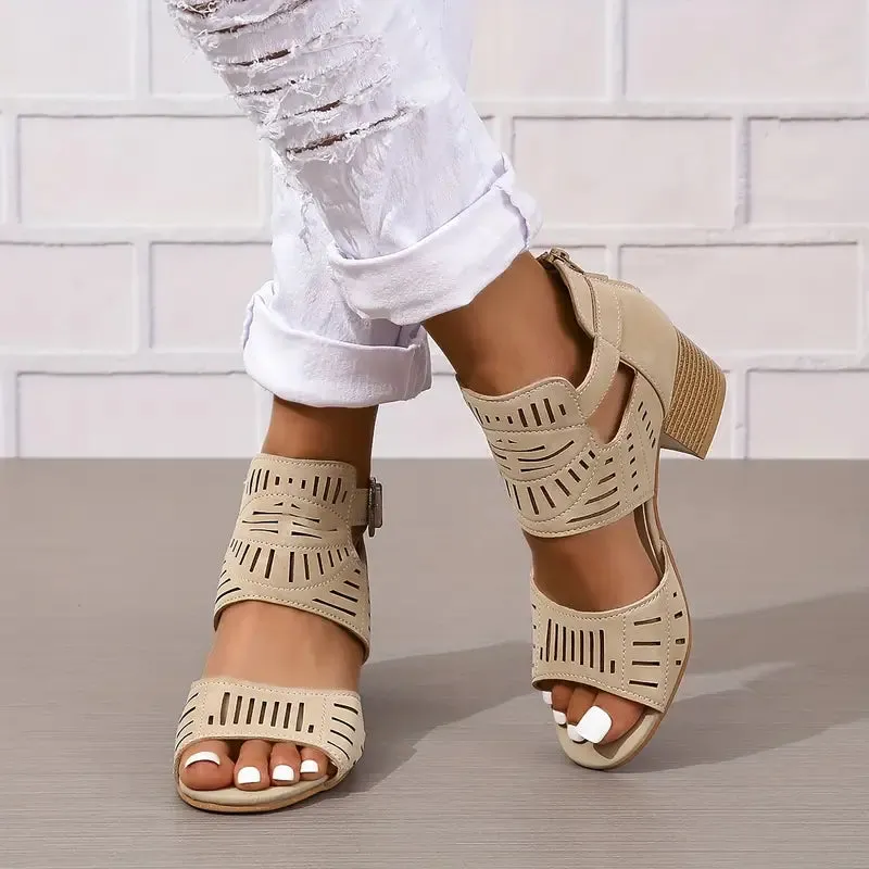 2024 New Women's Orthopaedic High Heel Leather Shoes