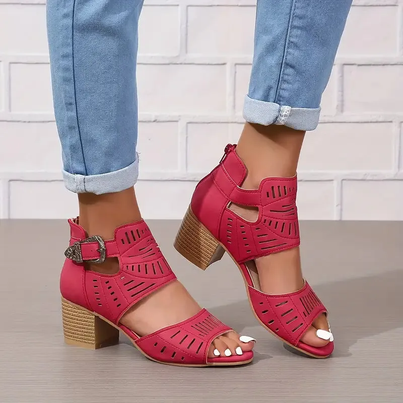 2024 New Women's Orthopaedic High Heel Leather Shoes