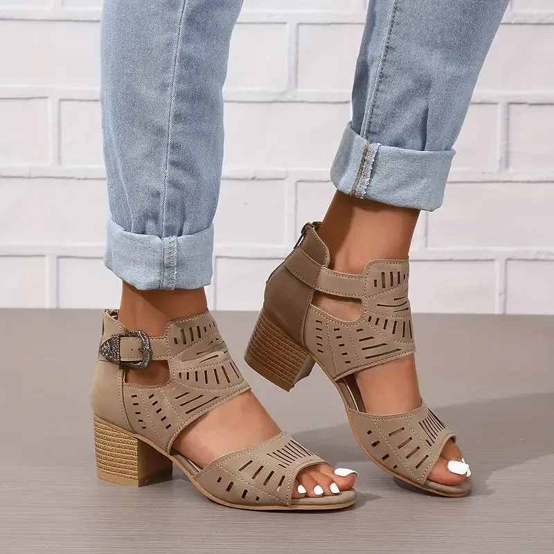 2024 New Women's Orthopaedic High Heel Leather Shoes
