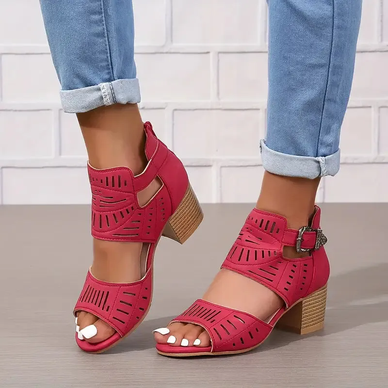 2024 New Women's Orthopaedic High Heel Leather Shoes
