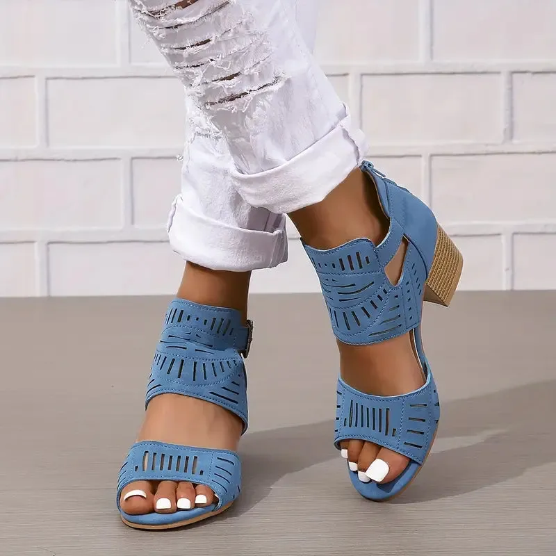 2024 New Women's Orthopaedic High Heel Leather Shoes