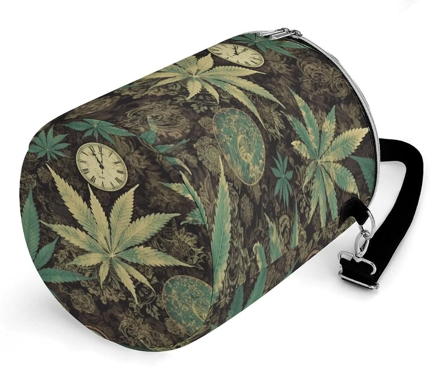 24 Cans Collapsible Soft Cooler Bag,A Puff in Time Weed Marijuana Large Leakproof Camping Cooler,Portable Travel Cooler for Picnic, Camping, Beach, Trip