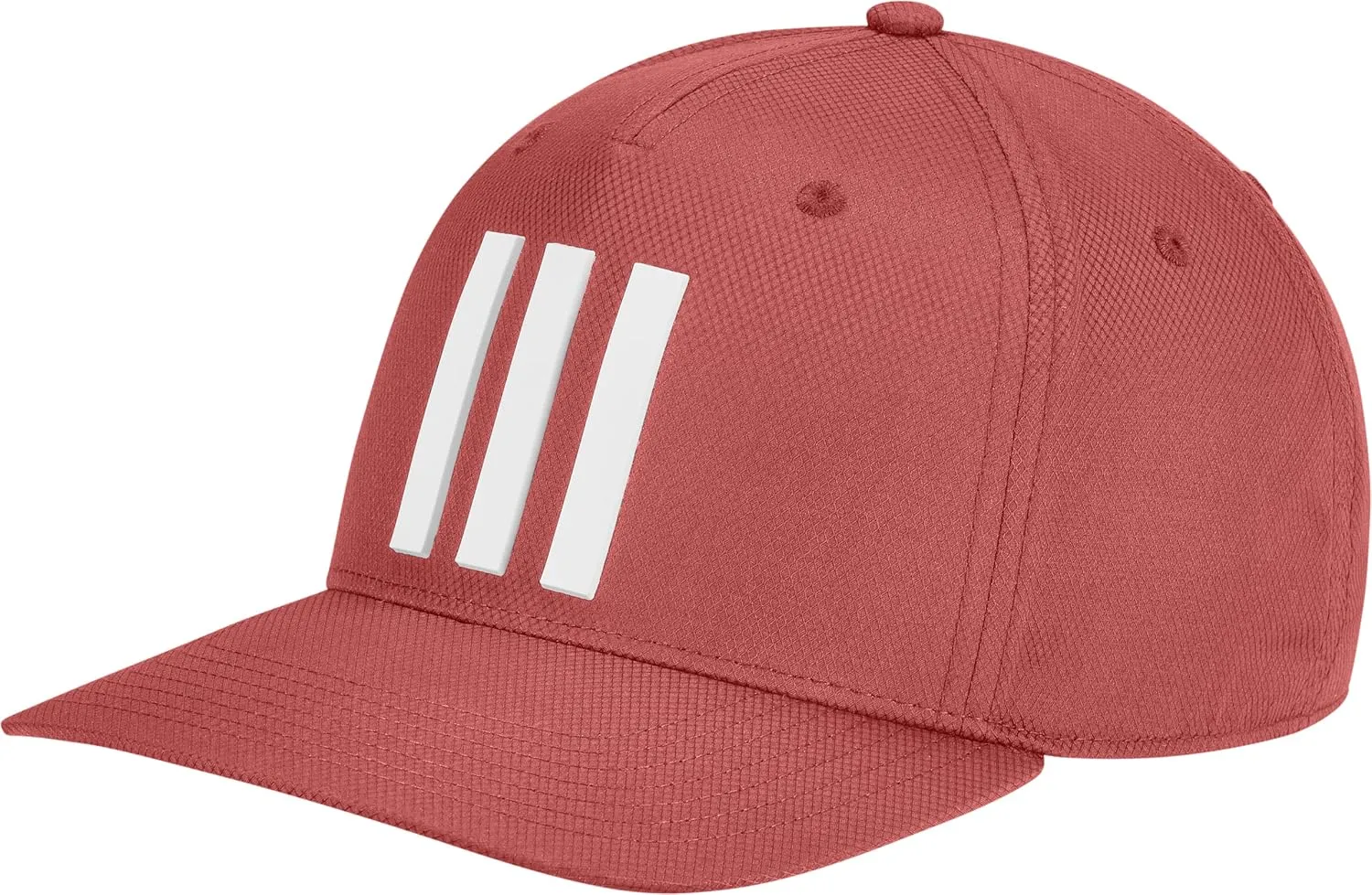 adidas Men's 3-Stripes Tour Hat, Preloved Scarlet, One Size