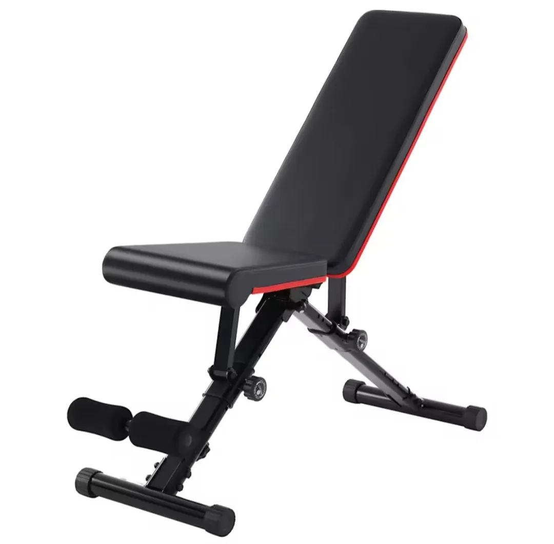 Adjustable Weight Bench 795LB Capacity Foldable Workout Bench Press for Home Gym Full Body Exercise and Strength Training Lifting Sit-up Incline Decline Flat Utility Bench 2 Sec Fast Folding