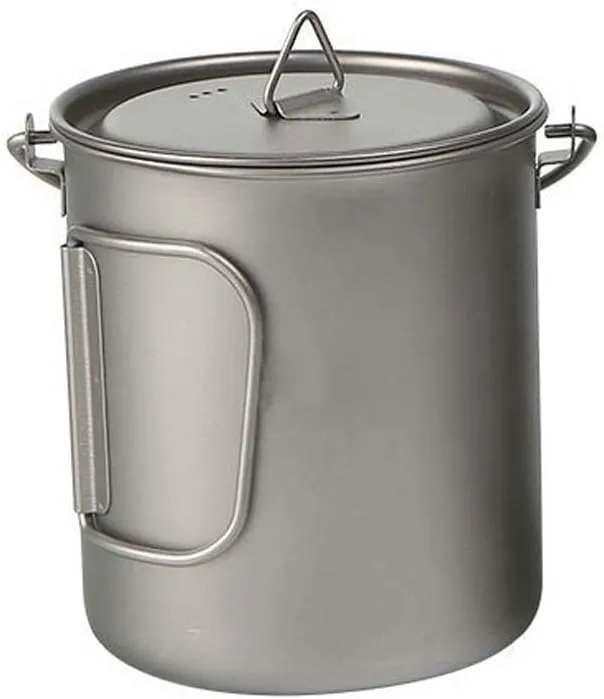 AYULL 1PC Pure Titanium Hanging Cup 750ML, Foldable Portable Water Cup Tea Maker Suitable for Outdoor Travel Or Camping