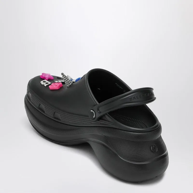 Balenciaga Black Crocs Jibbitz