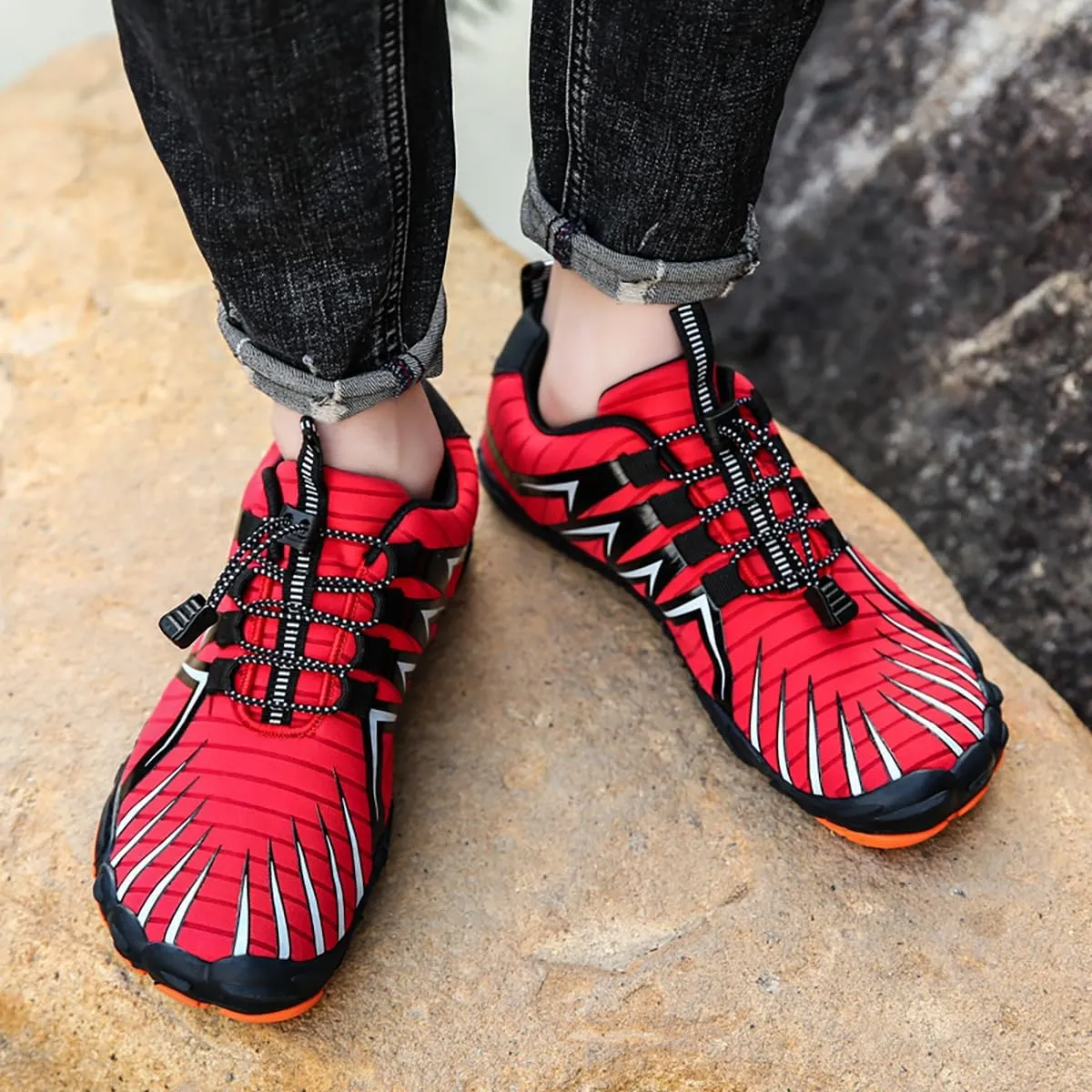 Barefoot Shoes Men Women Wide Toe Box Minimalist Cross Trainer Zero Drop Sole Casual Trail Running Hiking Sneakers