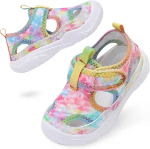 BARERUN Kids Water Shoes Boys Girls Barefoot Aqua Socks for Swim Surf Pool Beach Sport Lightweight Breathable Sandal Athletic Slip-On Sneaker for Toddler Outdoor Indoor