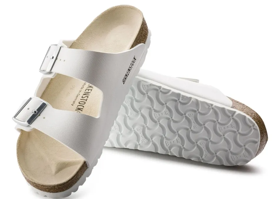 BIRKENSTOCK ARIZONA BIRKO FLOR (REGULAR) WHITE