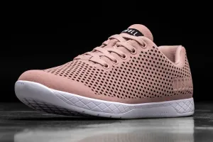 BLUSH WHITE SUEDE TRAINER (WOMEN'S)