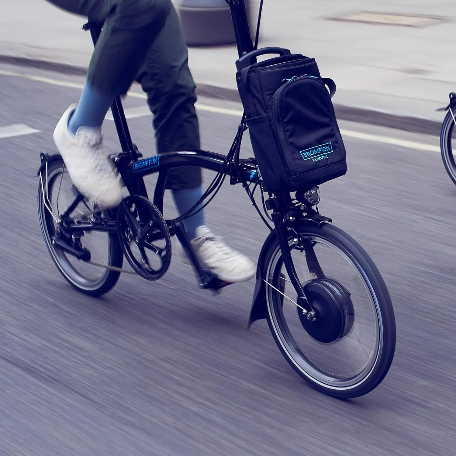 Brompton Electric Folding Bike for Adults C Line 4-Speed | Compact, Lightweight, Pedal-Assist Commuter E-Bike