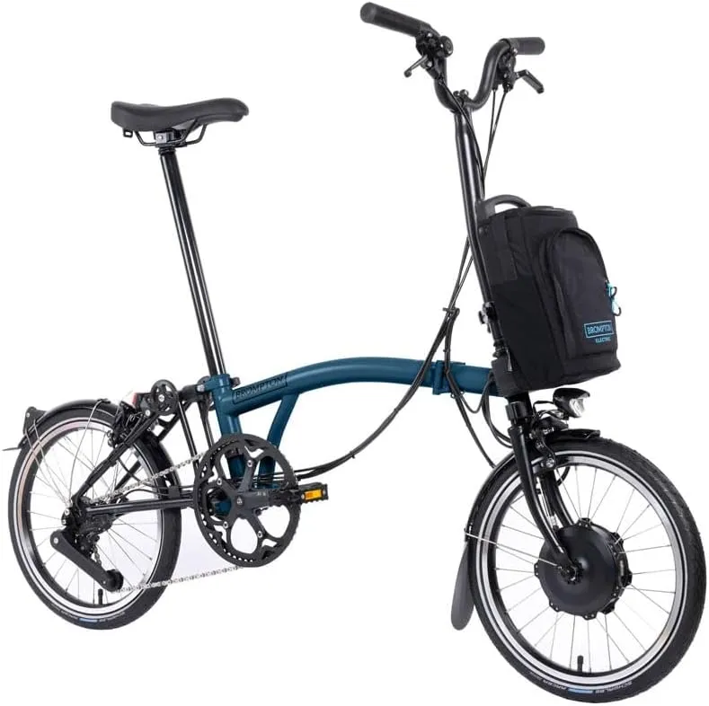 Brompton Electric Folding Bike for Adults C Line 4-Speed | Compact, Lightweight, Pedal-Assist Commuter E-Bike