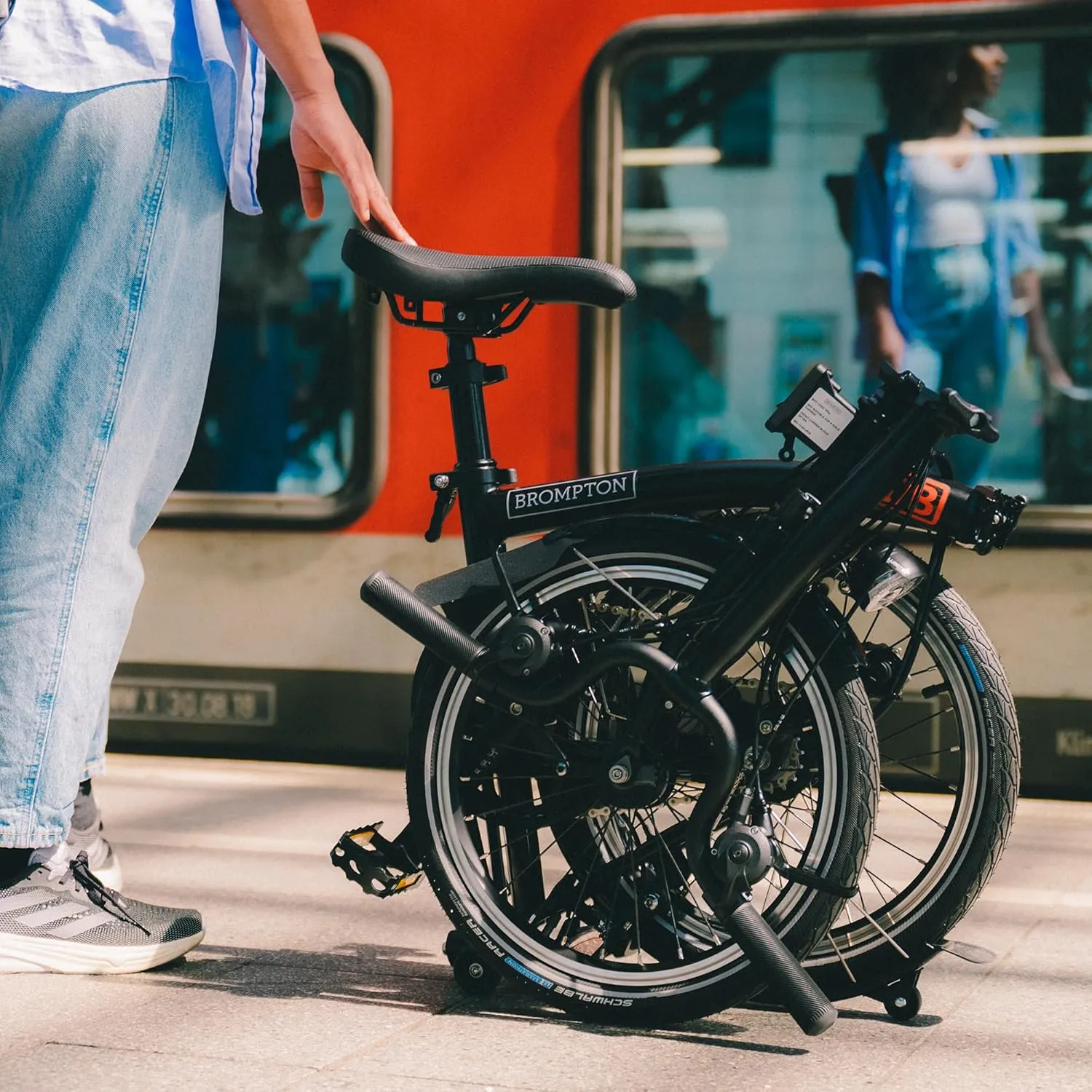 Brompton Electric Folding Bike for Adults C Line 4-Speed | Compact, Lightweight, Pedal-Assist Commuter E-Bike