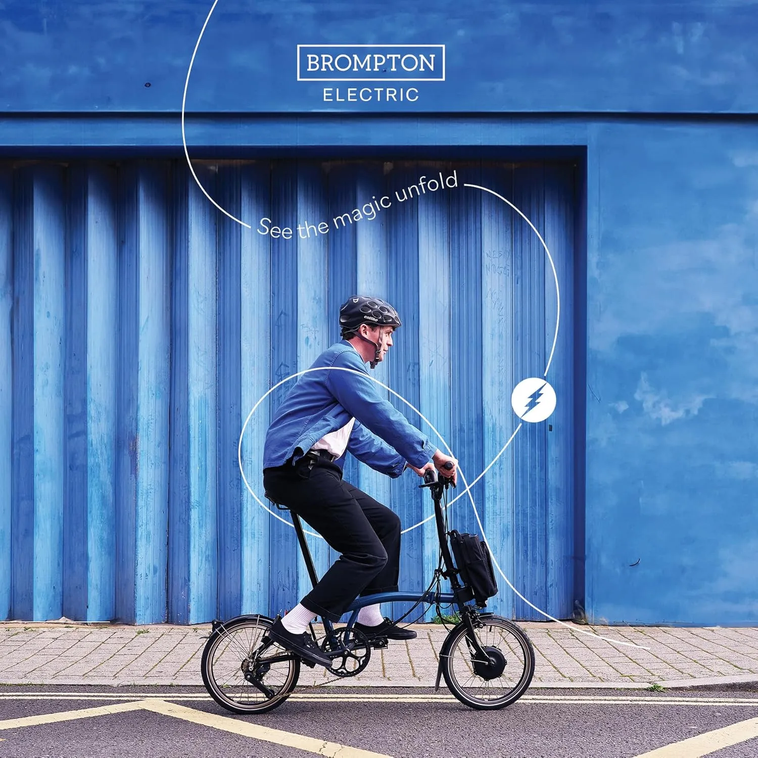 Brompton Electric Folding Bike for Adults C Line 4-Speed | Compact, Lightweight, Pedal-Assist Commuter E-Bike