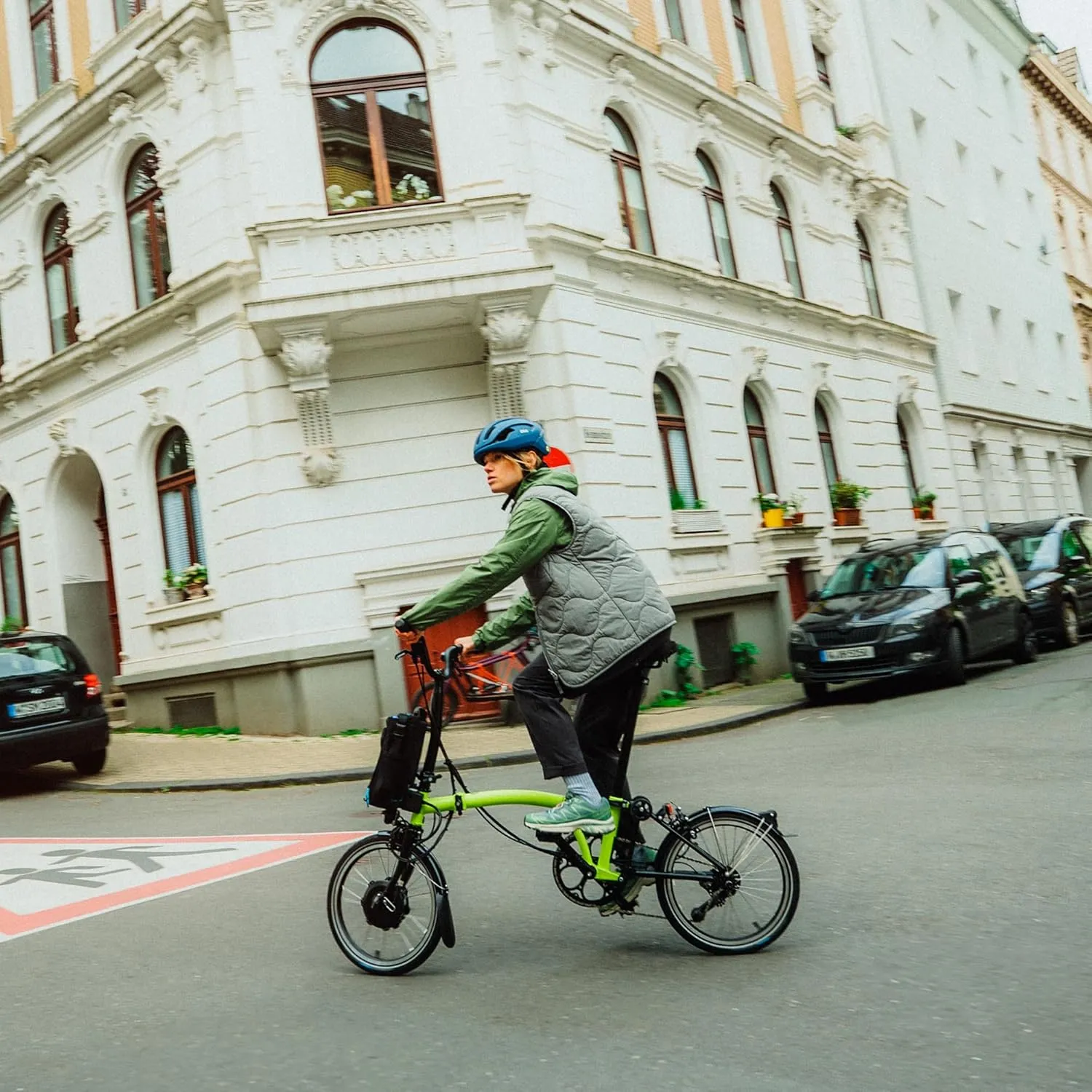 Brompton Electric Folding Bike for Adults C Line 4-Speed | Compact, Lightweight, Pedal-Assist Commuter E-Bike