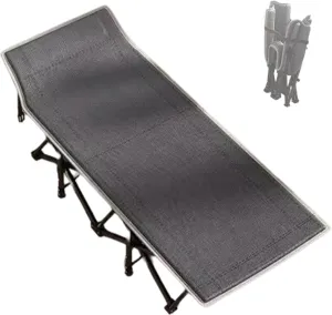 Camping Cot for Sleeping, Multifunctional Outdoor Portable Folding Bed, Heavy Duty Steel Frame Guest Beds for Adults Hospital Accompanying Cots for Office Nap Travel(170 * 67 * 35cm)