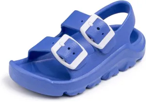 Casazoe Toddler Boys Girls EVA Comfort Lightweight Sandals Breathable Summer Beach Pool Casual Outdoor Shoes Adjustable Strap Open Toe Anti-Slip Quick Dry Shoe(Toddler/Little kids)