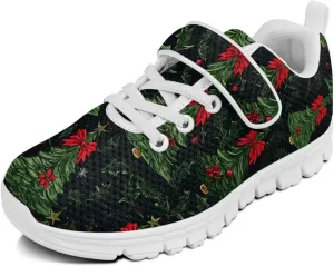 Christmas Sneakers Slip on Shoes for Kids Girls Boys Walking Running