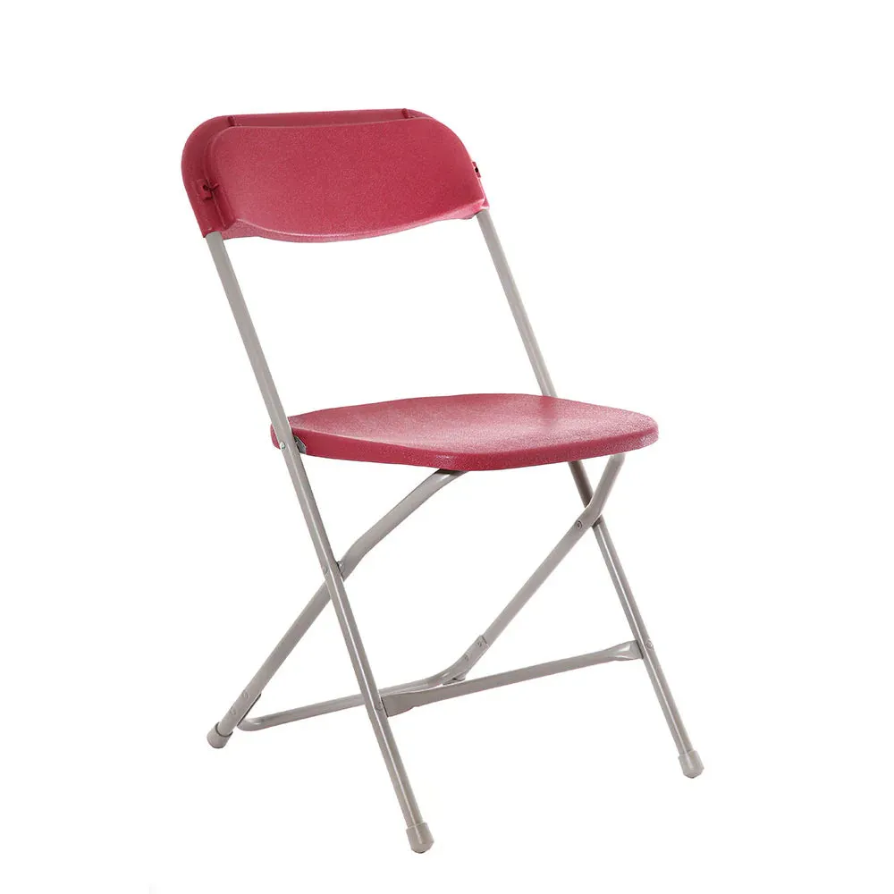 Classic Straight Back Plastic Folding Chair