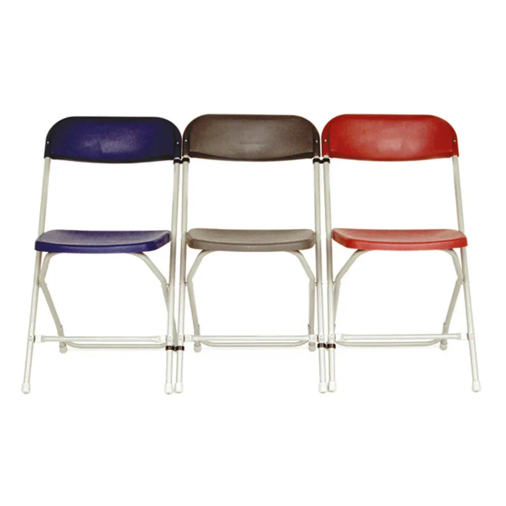 Classic Straight Back Plastic Folding Chair