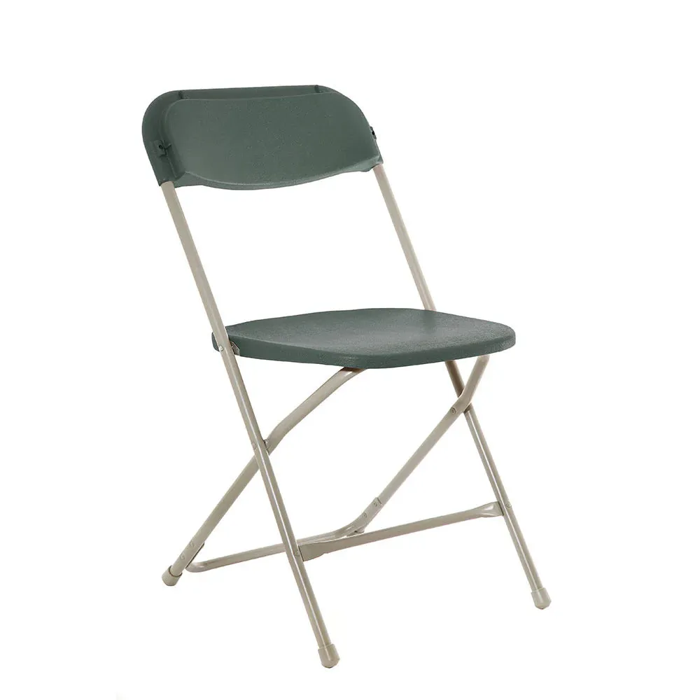Classic Straight Back Plastic Folding Chair