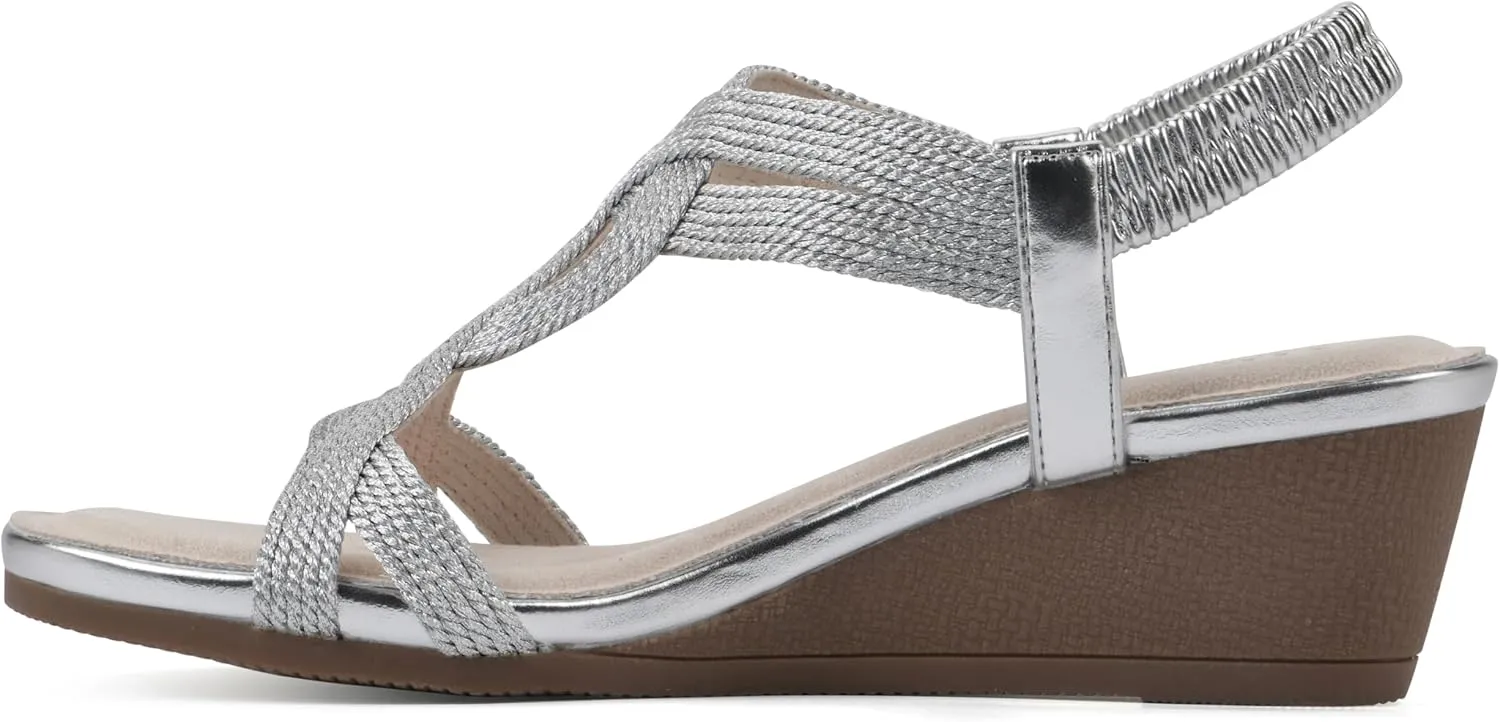 CLIFFS BY WHITE MOUNTAIN Women's Candelle Wedge Sandal