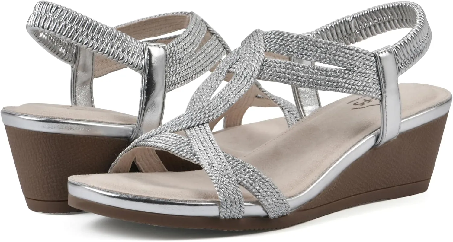 CLIFFS BY WHITE MOUNTAIN Women's Candelle Wedge Sandal
