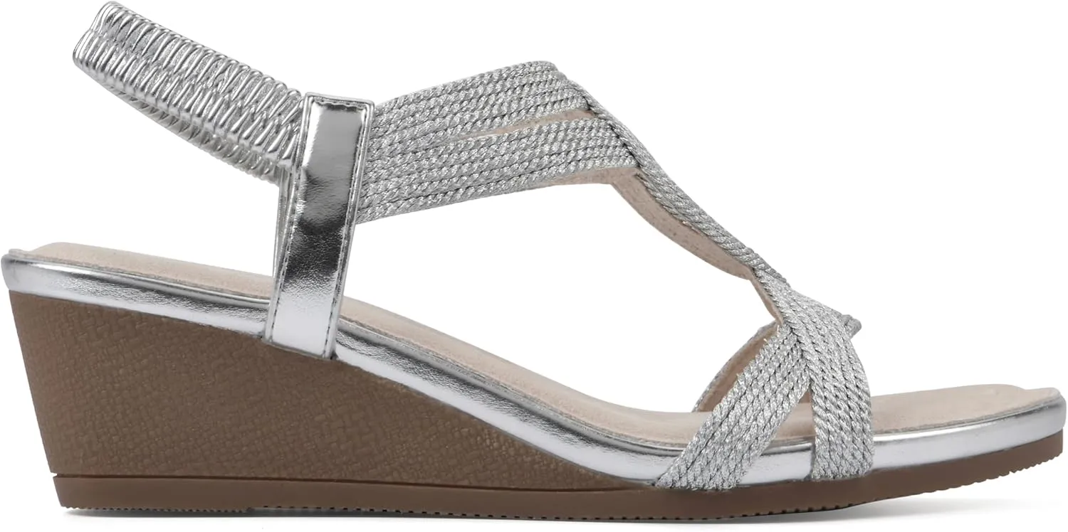 CLIFFS BY WHITE MOUNTAIN Women's Candelle Wedge Sandal