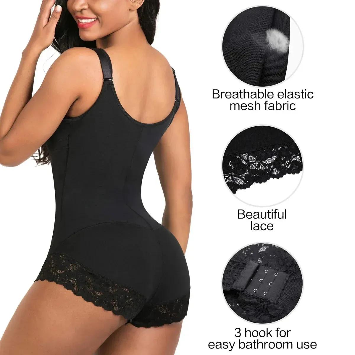 Colombian Shapewear Girdle for Women – Waist Trainer for Flat Stomach