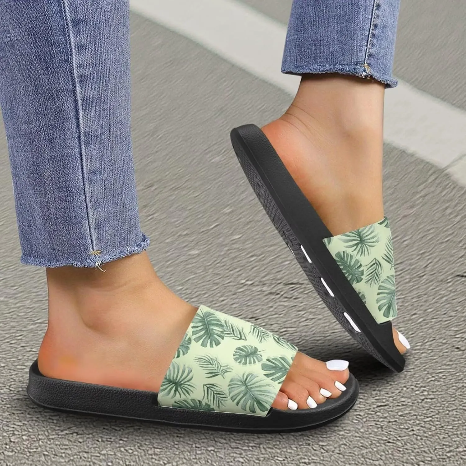 Coloranimal Slippers for Women Slide Sandals Summer Beach Sandals Non Slip Womens Slippers Shower Shoes Comfortable Beach Shoes for Summer