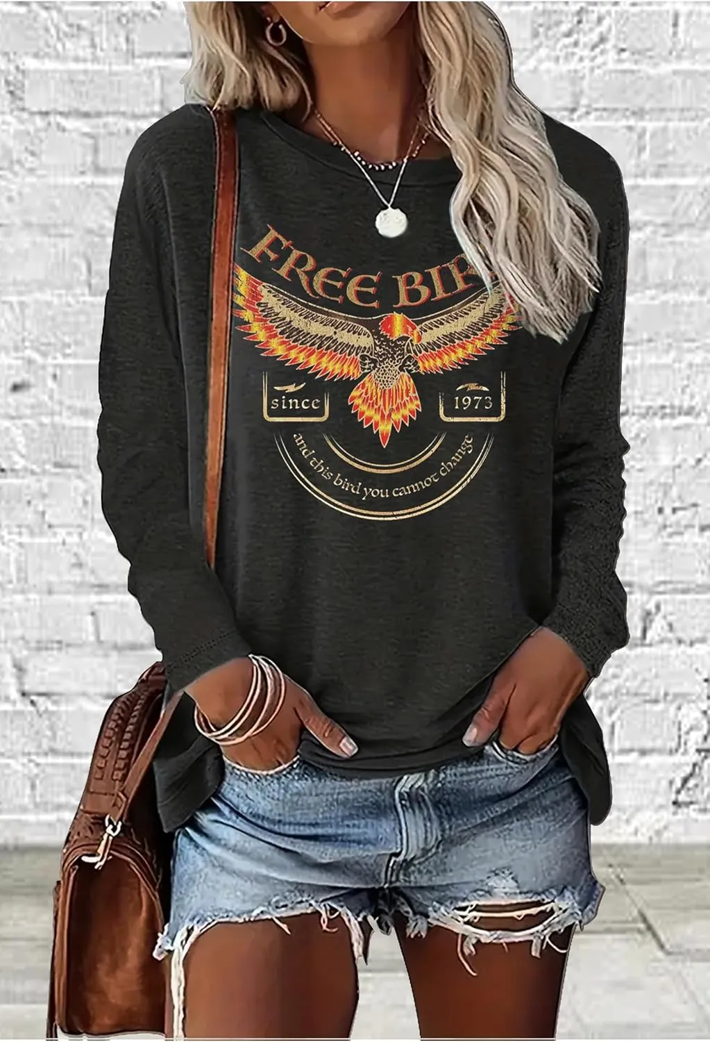 Country Concert Tops Outfit Long Sleeve Shirts for Women Nashville Outfits for Women Country Music Graphic Tees Shirts