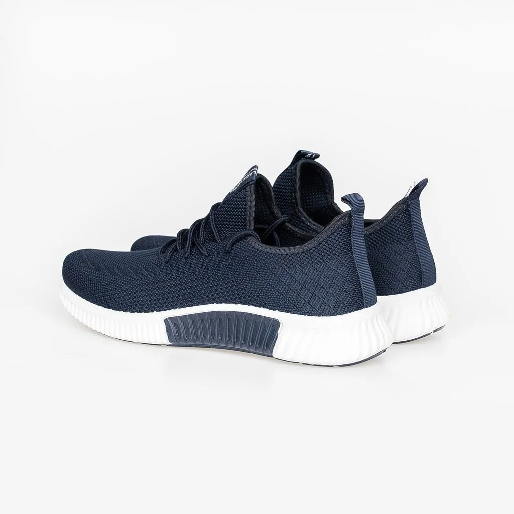 Crosshatch Mens Rideout Lightweight Trainers Navy