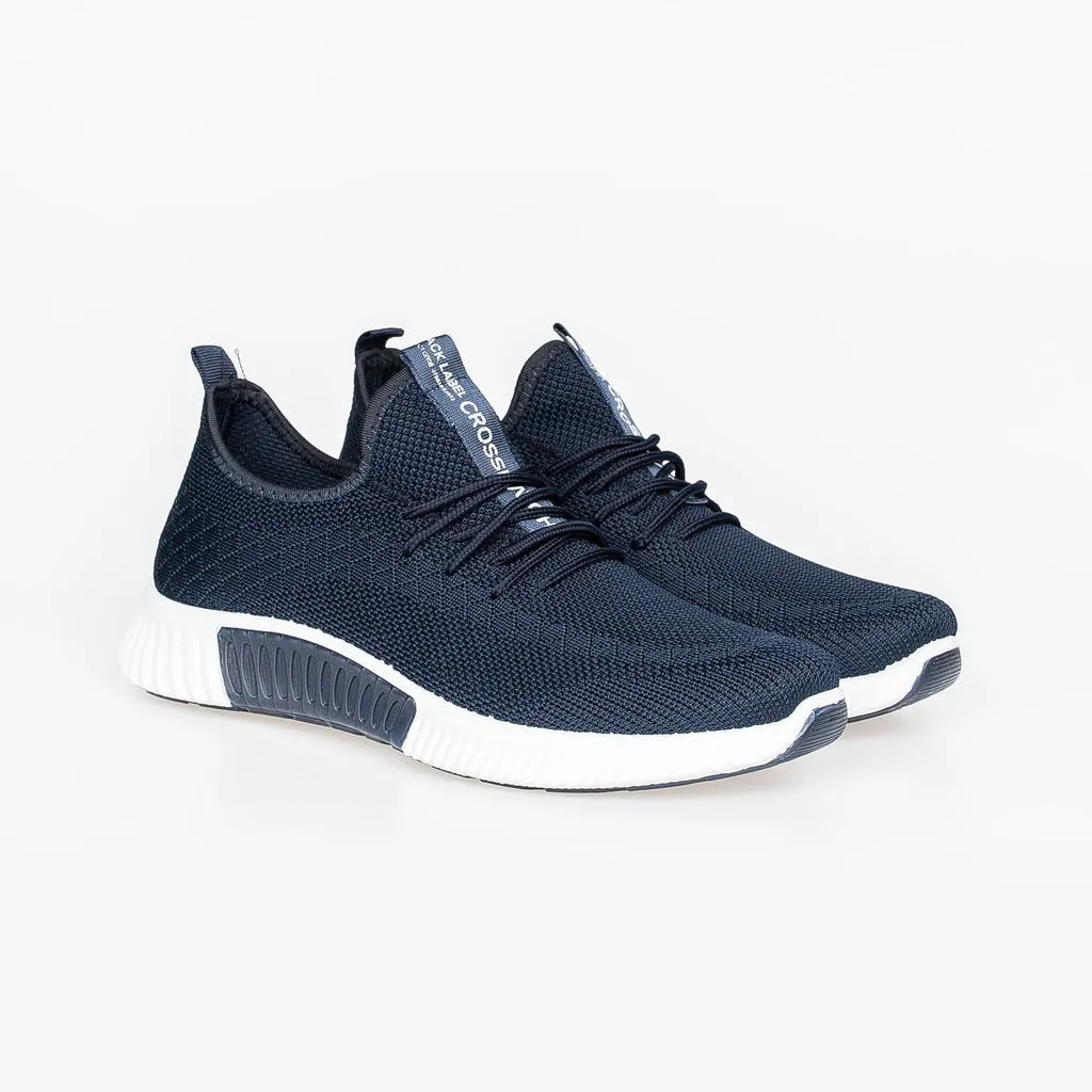 Crosshatch Mens Rideout Lightweight Trainers Navy