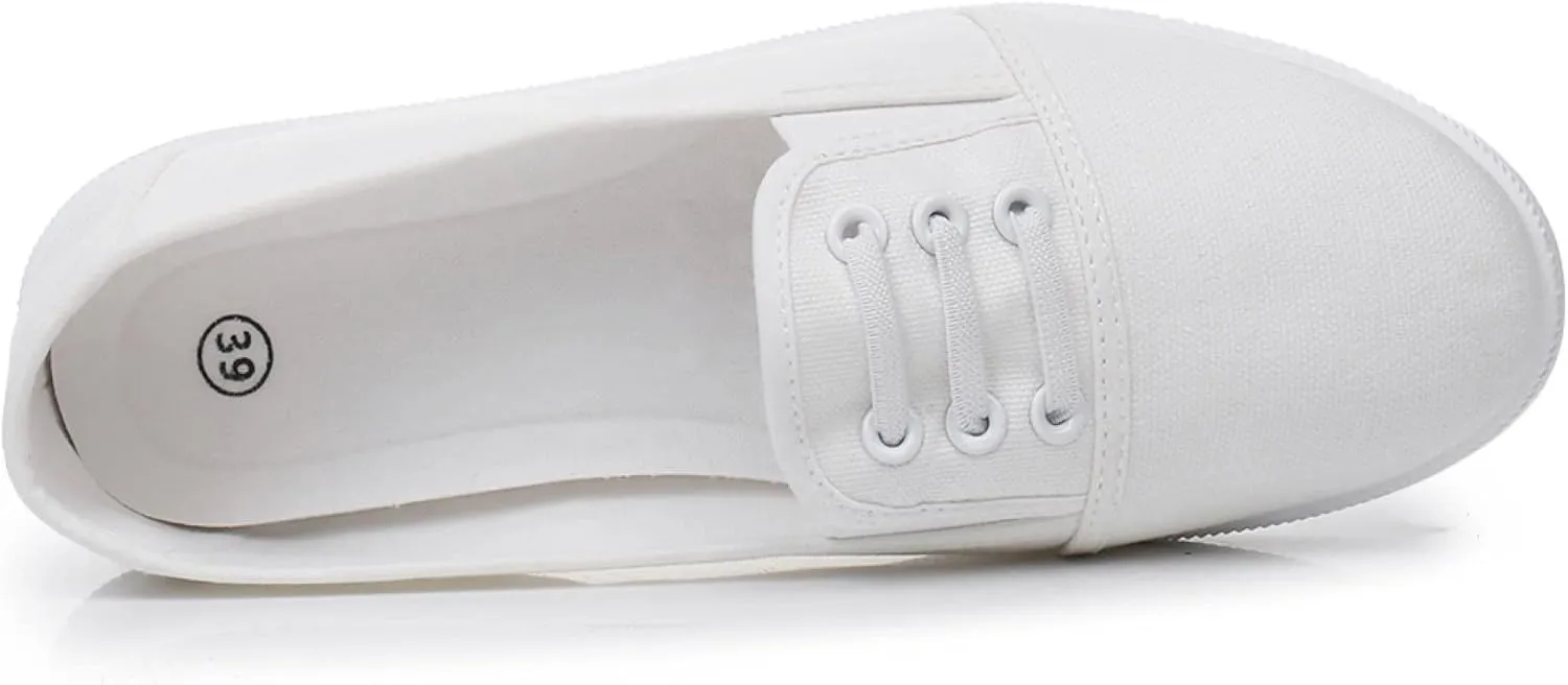 Cull4U Women's Chop-Chop Canvas Slip-On Sneaker