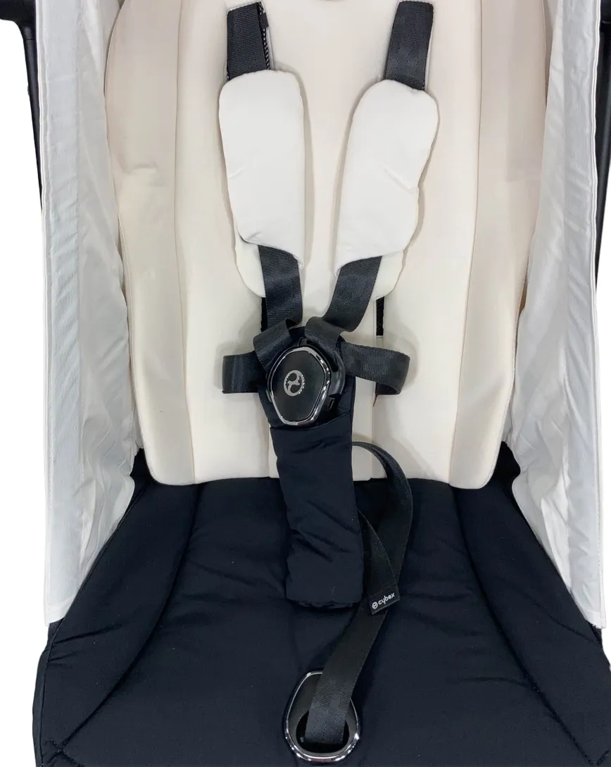 Cybex Coya Stroller, 2023, Chrome, Off White