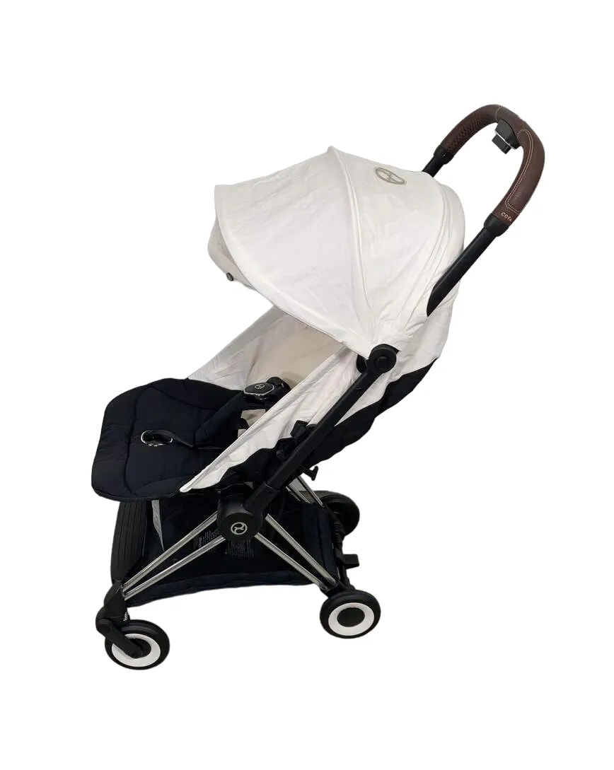 Cybex Coya Stroller, 2023, Chrome, Off White