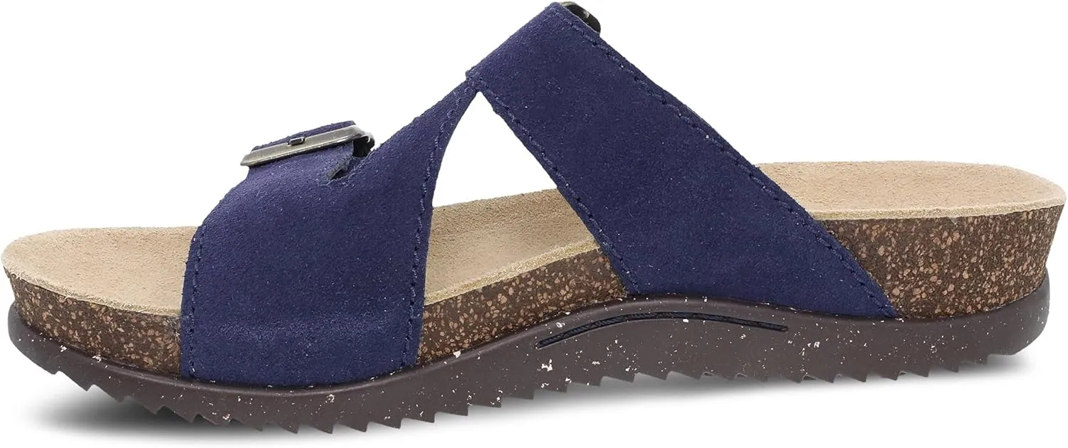 Dansko Dayna Double Buckle, Slip-On Sandal for Women - Cushioned Cork Midsole for Comfort and Shock Absorption - Vibram ECOSTEP EVO Rubber Outsole for Long-Lasting Wear