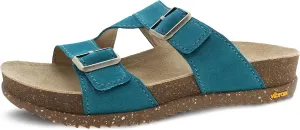 Dansko Dayna Double Buckle, Slip-On Sandal for Women - Cushioned Cork Midsole for Comfort and Shock Absorption - Vibram ECOSTEP EVO Rubber Outsole for Long-Lasting Wear