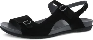 Dansko Jordyn Adjustable Sandal for Women – Leather Linings and Uppers for All-Day Comfort – Dual Density EVA Footbed and Lightweight Rubber Outsole for Long-Lasting Wear