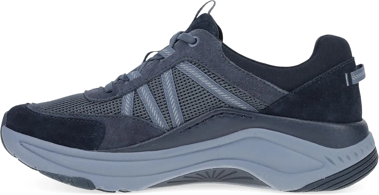 Dansko Poppy Walking Sneakers for Women - Comfortable, Breathable Walking Shoes with Arch Support - Stain Resistant with Lightweight Rubber Outsole