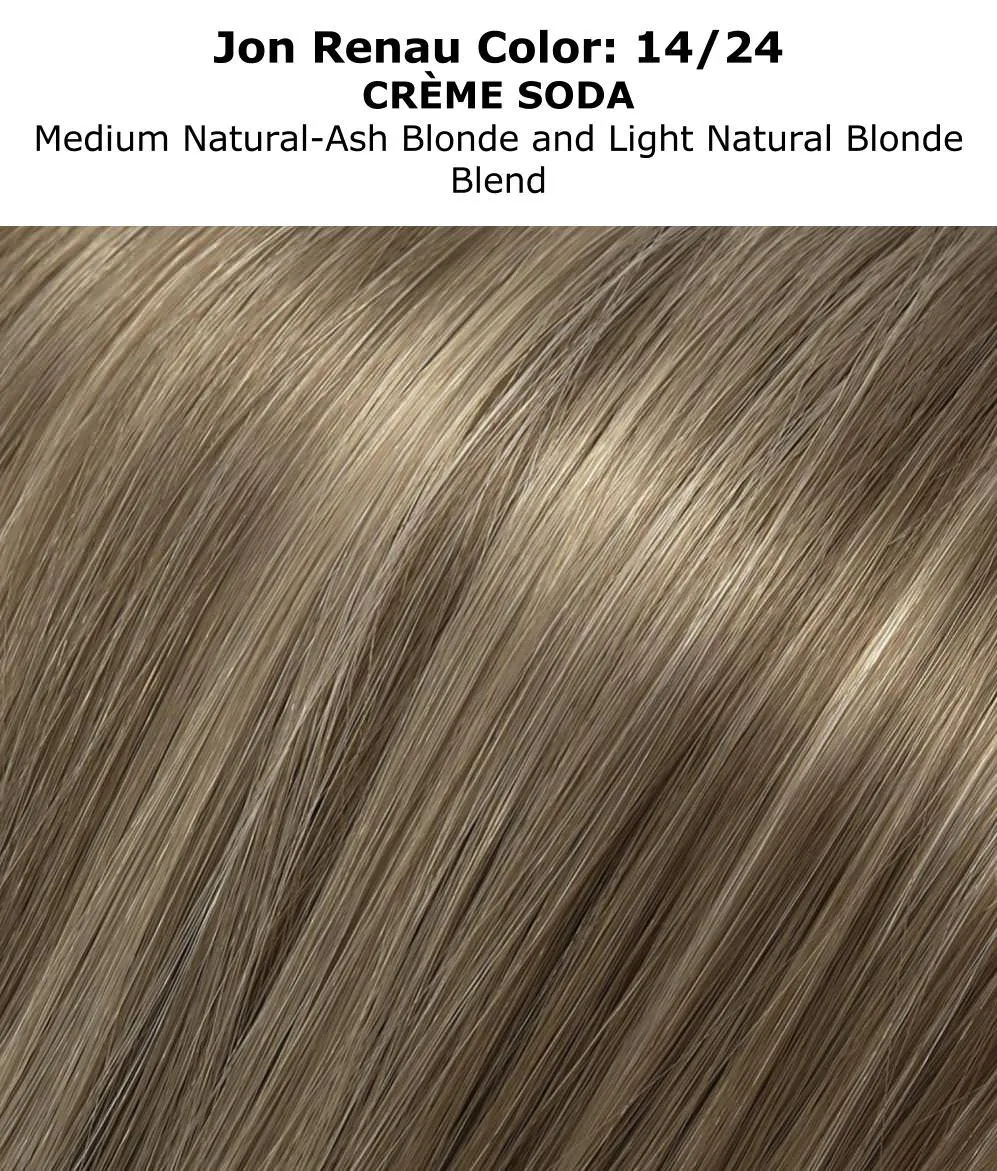 Easihair 16" EasiXtend Color 14/24 Crème Soda- Professional Hair Extensions Hairpieces Human Hair 8 Pieces Easy Clip In Heat Friendly Womens Long Added Volume Bundle Hairloss Booklet