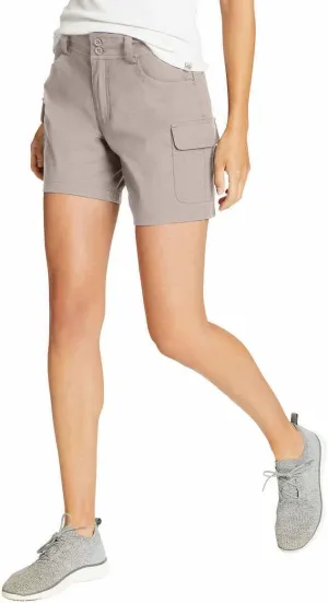 Eddie Bauer Womens Lightweight Summer Trail Shorts (as1, Numeric, Numeric_10, Regular, Regular, Gray)