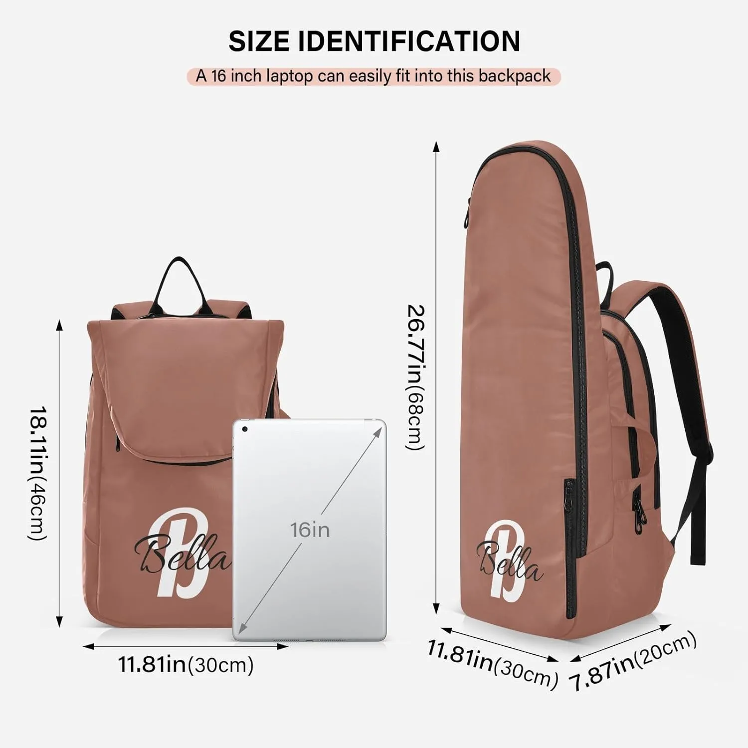 Emelivor Custom Light Teal Tennis Bags for Women Men Personalized Tennis Equipment