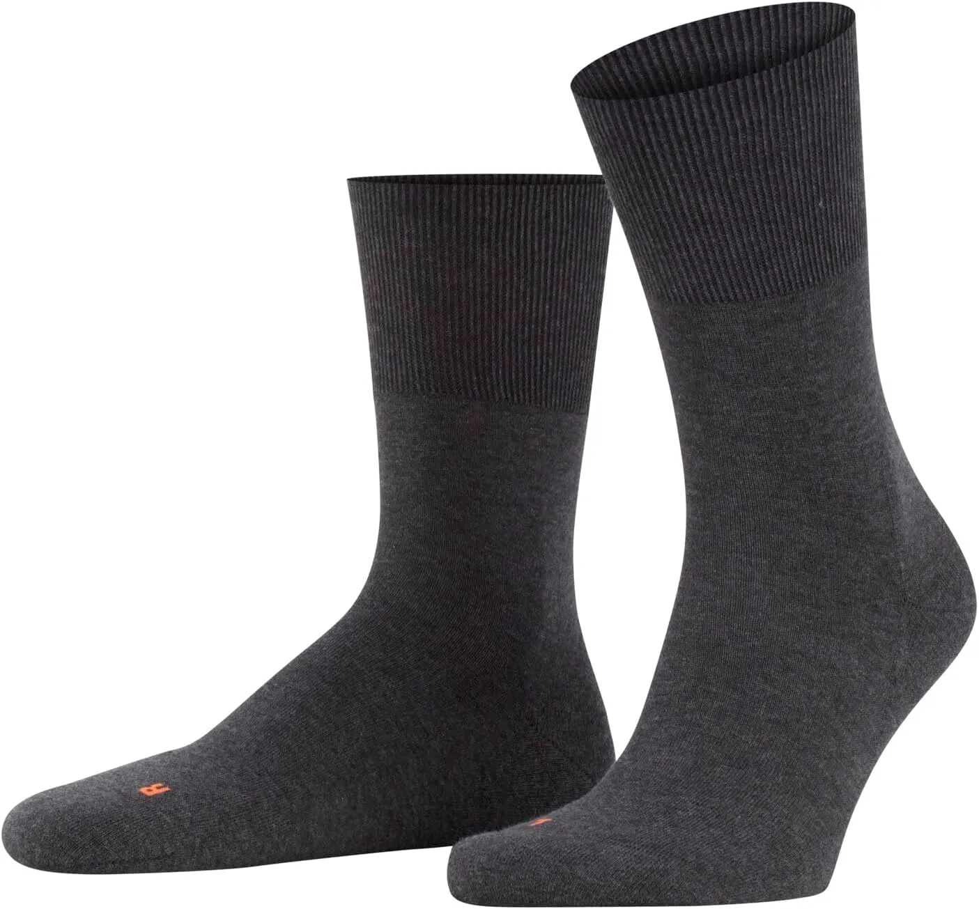 FALKE Unisex Run Cotton Socks, Blue (Navy Blue Melange 6490), 10.5-11.5