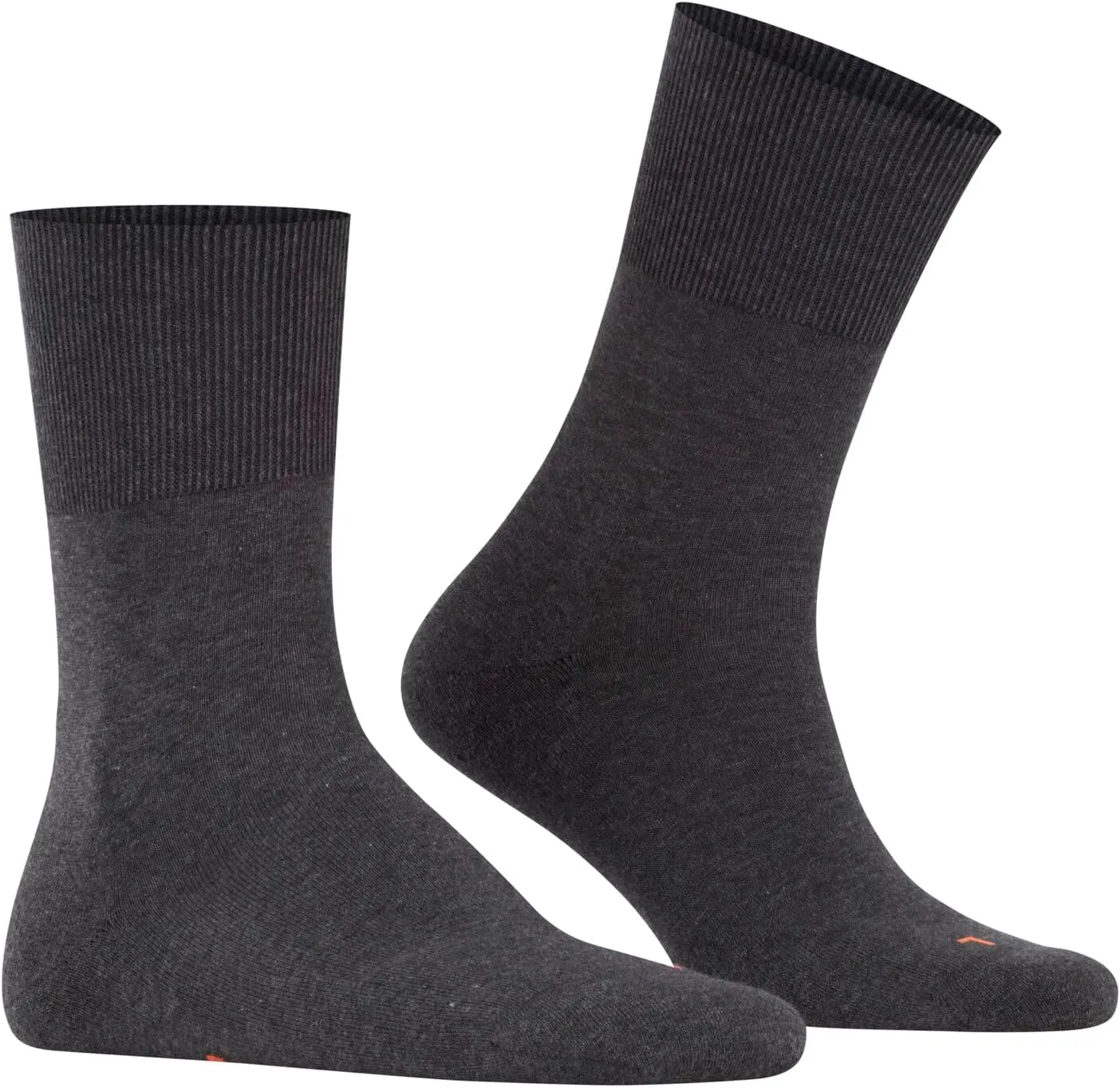 FALKE Unisex Run Cotton Socks, Blue (Navy Blue Melange 6490), 10.5-11.5