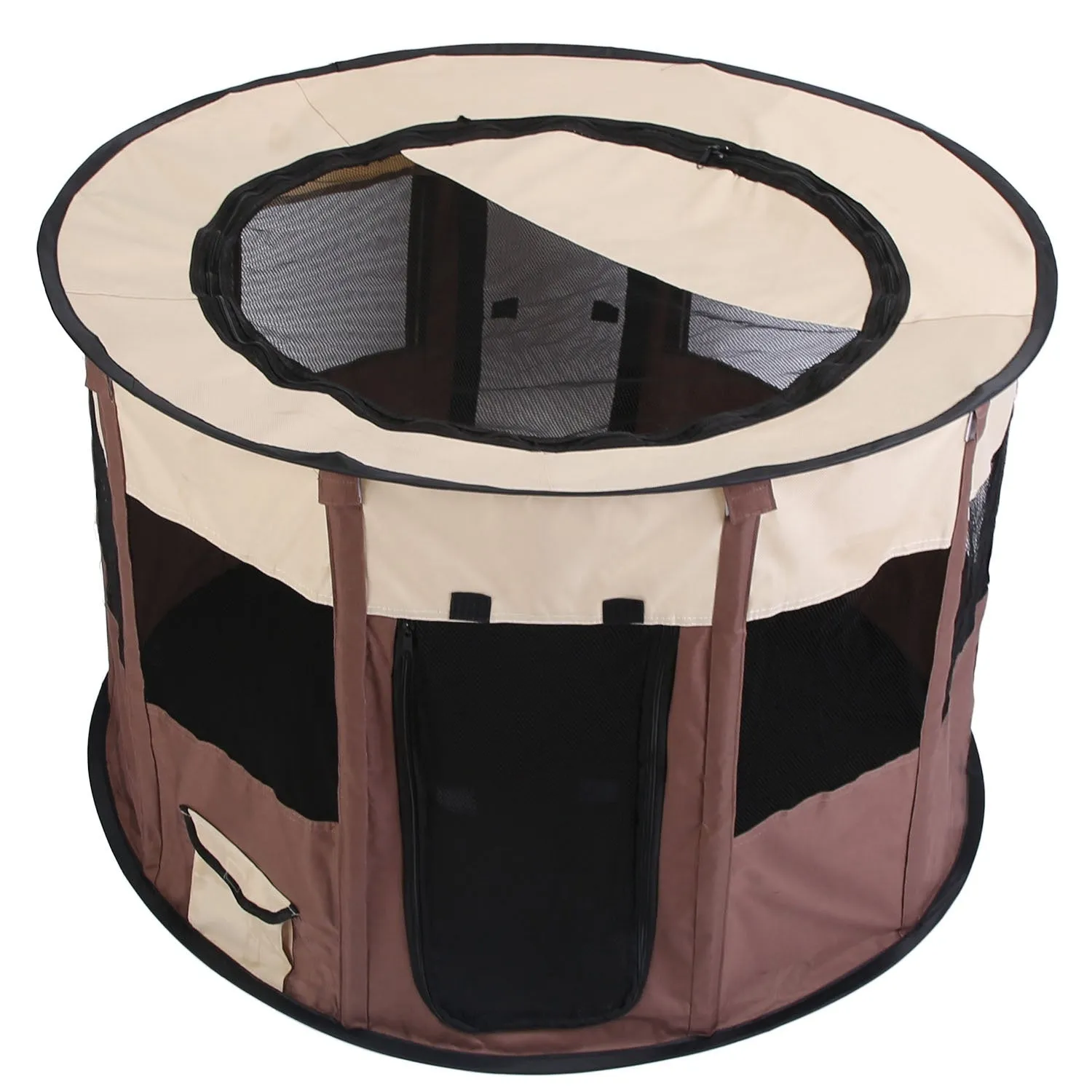 Foldable Dog Playpen with Carry Bag – Portable & Waterproof